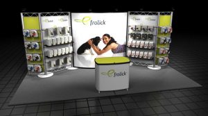 Attractive, Complete Trade Show Booth